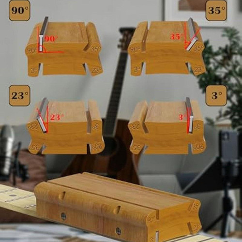 Traste De Traste De Guitarra 3 En 1, Lima Biselada De