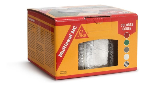 Membrana Asfáltica Adhesiva Aluminio Sika Multiseal 10cm 