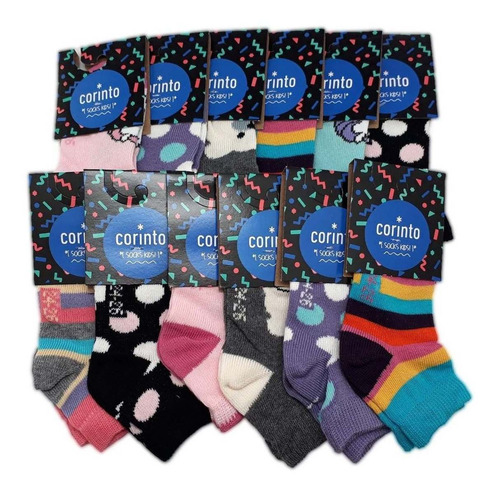 Medias Nena Pack X24 314 T1 + Cuotas Corinto