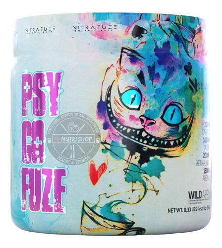 Pré Treino Psyco Fuze Under Labz Usa Com Beta Alanina 150g