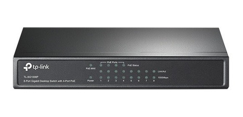 Imagen 3 de 7 de Switch De Escritorio 8 Puertos Gigabit 4p Poe Tl Sg1008p
