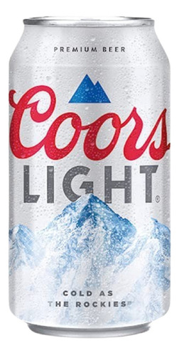 Cerveza Coors Light 24 Pack Lata 473 Ml Refrescante Y Suave