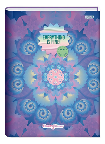 Caderno Brochura 1/4 Capa Dura 80 Fls Energy Color Kit 5 Un