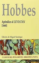 Comprar Apendice Al Leviatan (1668) - Hobbes, Thomas, de Hobbes, Thomas. Editorial Biblioteca Nueva en español