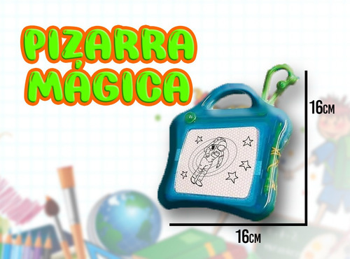 Imagen 2 de 10 de Juguete Pizarra Chica Infantil Magica Magnetica Con Lapiz