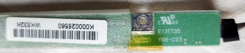 Cable Pantalla Notebook (dc020002500 Rev.1.0) + Inverter (Usado)