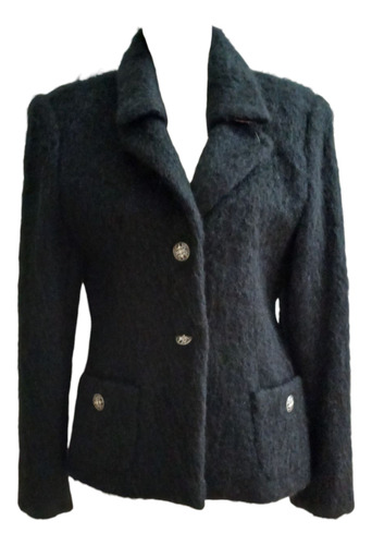 Saco Blazer De Lana Super Abrigado De Diseñador (Usado)