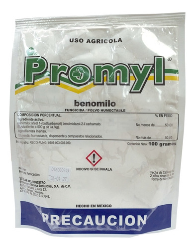 Fungicida Benomilo 250gr Para Enfermedades Plantas Manchas