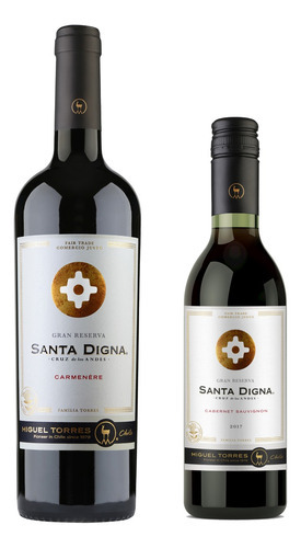 Duopack Santa Digna Carmenere 700ml+santa Digna Cabernet 375