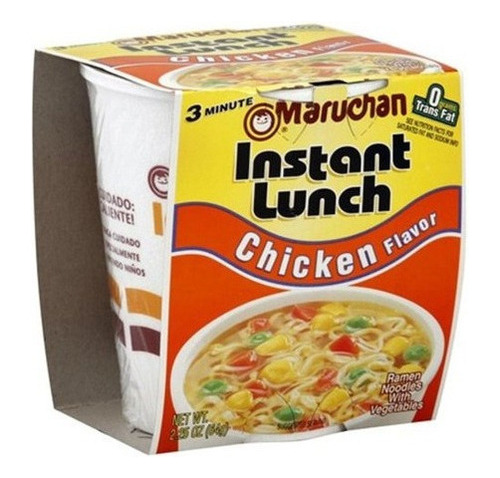 Almuerzo Instantáneo Maruchan Chicken Flavor 2.25oz