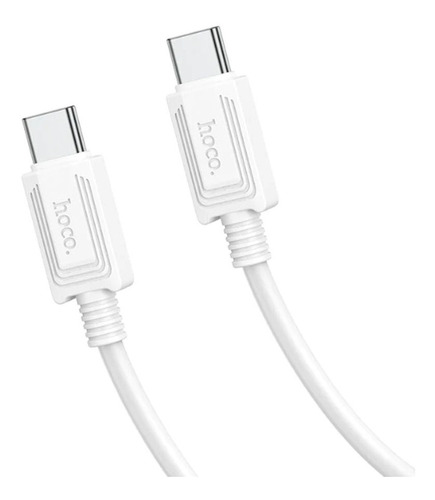 Cable Hoco X73 Usb C Pd A Usb C Pd 60w 1m Color Blanco