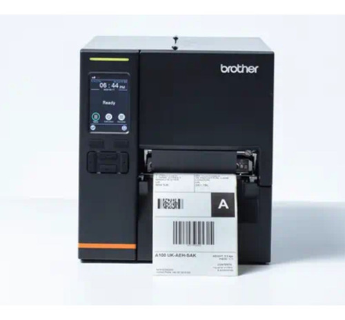 Impresora De Etiquetas Industrial Brother 4.7 Tj4021tn Color Negro
