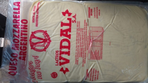 Muzzarella Vidal X 10 Kg