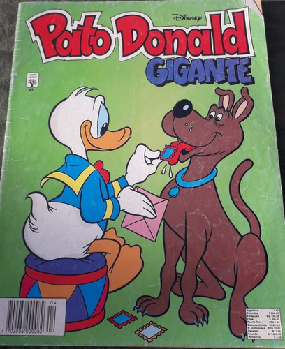 Historieta * Pato Donald Gigante * Disney  Nº 43