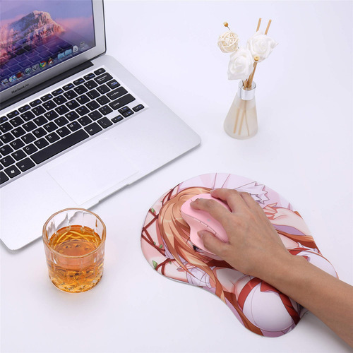 Alfombrillas De Mouse 3d Anime Con Reposapiés Para Juegos