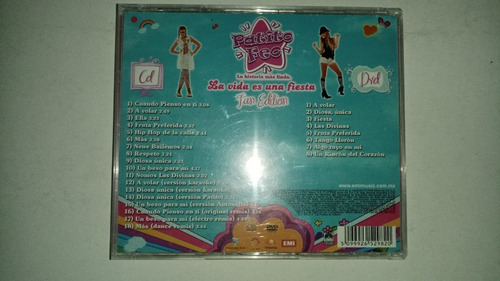 Patito Feo - La Vida Es Una Fiesta Fan Edition Cd + Dvd 2008 (Usado)