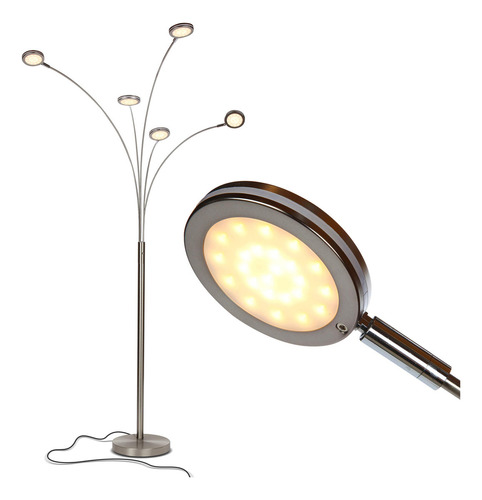 Brightech Orion Lámpara Led De Pie Brillo Cautivante
