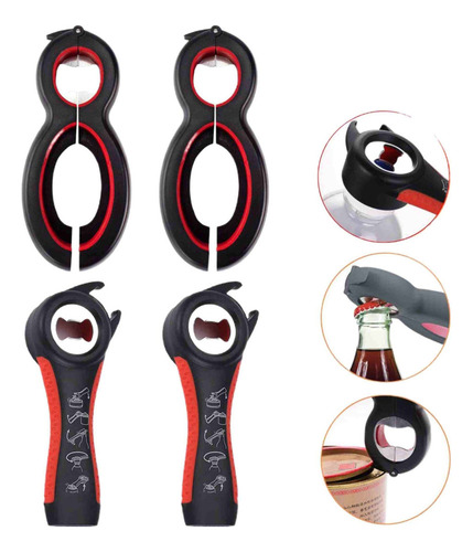 4 Abrebotellas Abridor De Tarros For Mayores Con Artritis