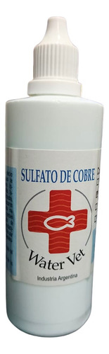 Sulfato De Cobre 100ml Water Vet  Acuarios Marino Agua Dulce