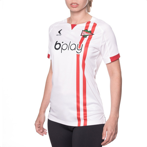 Imagen 3 de 9 de Camiseta Estudiantes De La Plata 2022 Ruge Mujer Suplente