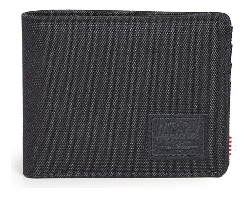 Herschel Unisex Adulto Roy Rfid Bi Fold Wallet, Negro, Talla