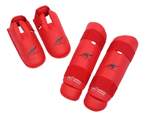 Strike Shin Guards Protectores De Piernas L Rojo