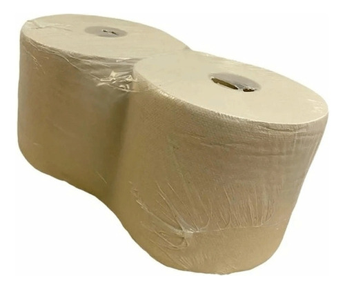 Bobina Industrial Papel Beige X 2 25cm X 400mts Económico Dh