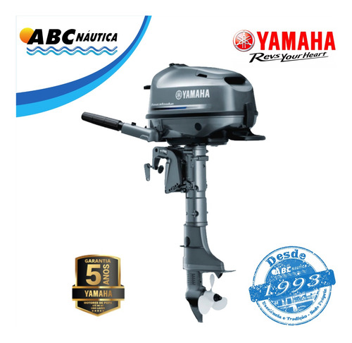 Motor De Popa Yamaha 6hp 4t