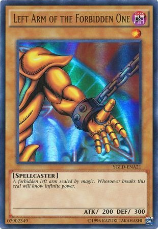 Yugioh! Left Arm Of The Forbidden One - Ygld-ena21