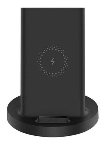 Carregador Xiaomi Vertical 20w Wireless Qi Imediato Cor Preto