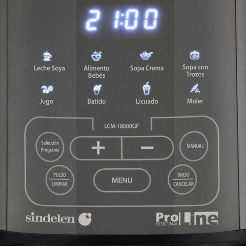 Imagen 3 de 5 de Licuadora Multifuncion 900w 2.0lt Lcm-18000 Sindelen