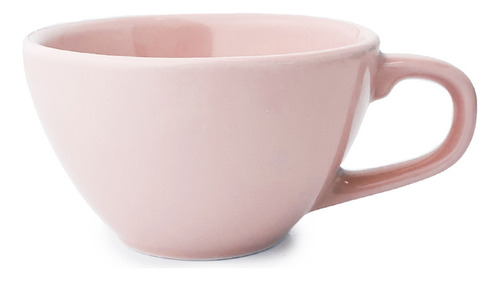 X 6 Combo Taza C/ Plato Germer Oval 300 Ml Color Rosa