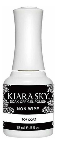 Sky Kiara Empapa Del Pulimento Gel No Wipe Top Coat 0,5 Oz