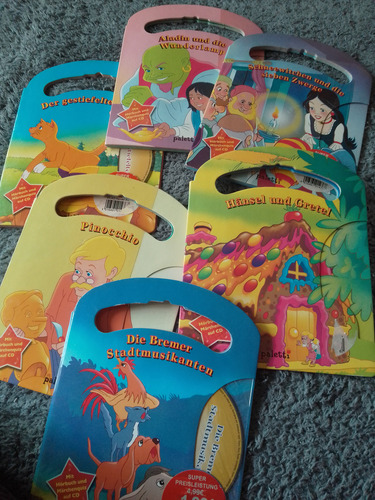 Colección Cuentos Infantiles En Alemán 7 Cuentos