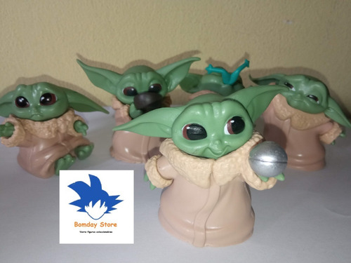 Baby Yoda Set De 5 Figuras De Coleccion Star Wars 6 Cm