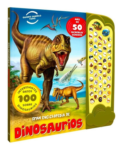 Gran Enciclopedia De Dinosaurios Con Sonidos Para Niños