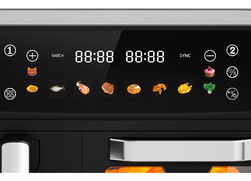 Freidora Sin Aceite + Horno Cuori Magna 4+8 Lt 2400w