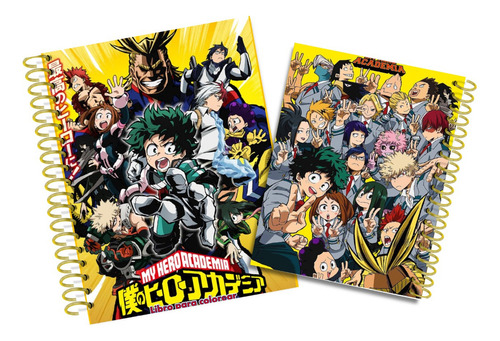 Libro Para Colorear My Hero Academia