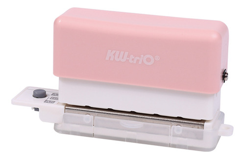 Perforadora De Papel Metálico Kw-trio Para 6 Agujeros Color New Pink Forma De La Perforación Punch