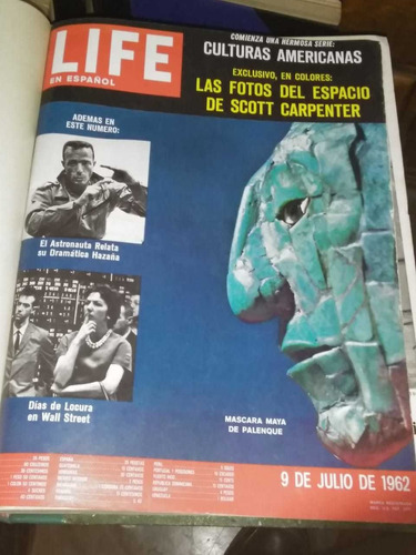 25  Revistas Life Empastadas En Dos Tomos Año 1962