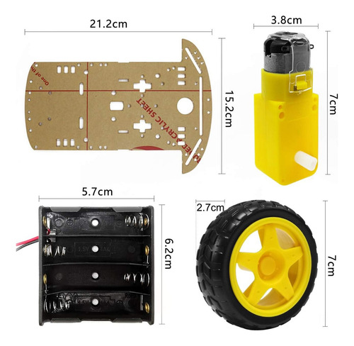 Kit Robot Bluetooth Para Arduino Con Instructivo Y Código
