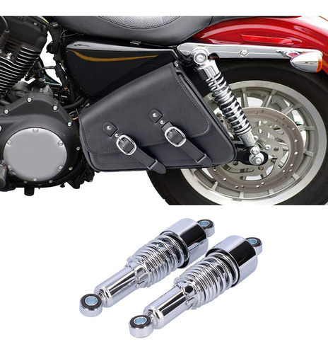 Par De Amortiguadores De Motocicleta De 10.5 Pulgadas Aptos