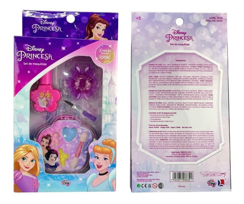 Set De Maquillaje Disney Princesa - Flor - Tiny E.full