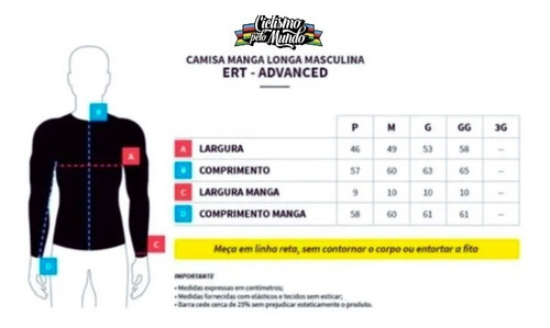 Imagem 3 de 4 de Camisa Ciclismo Classic Manga Longa Stripe Black - Ert