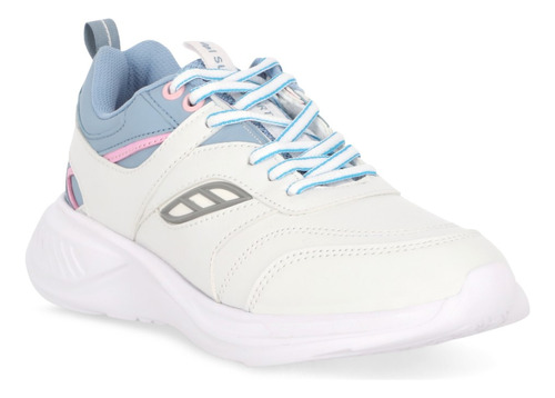 Tenis Deportivo Supersport Dama Cordones Blanco 649-17