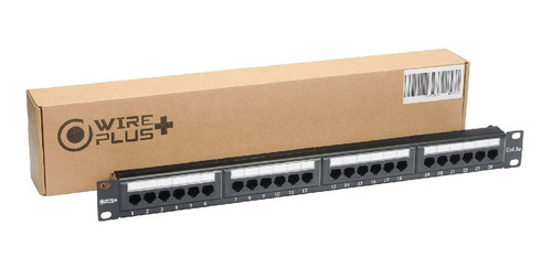 Patch Panel 24 Puertos Cat5e Rackeable Wireplus +