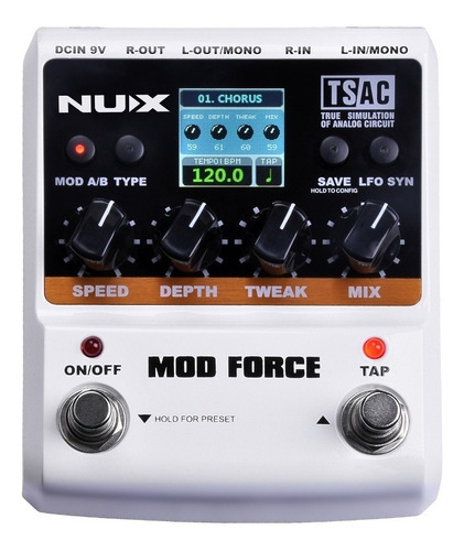 Nux Mod Force - Pedal De Efecto Simulador 
