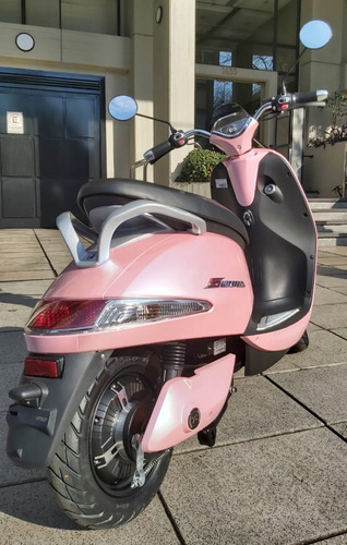 Imagen 4 de 25 de Scooter Eléctrico Sunra Grace Litio Moto Okm Rosa V
