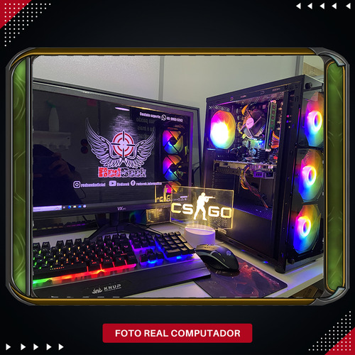 Pc Computador De Mesa Gamer A8 3.8ghz + Kit Cadeira Game+wif