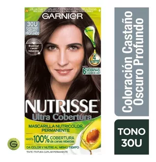 Tinte Garnier Nutrisse ultra cobertura tono 30U tono h1569300 para cabello